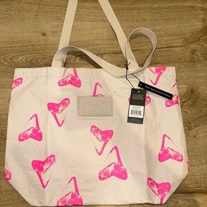 ALOHA Collection Tote with Pink Patterns